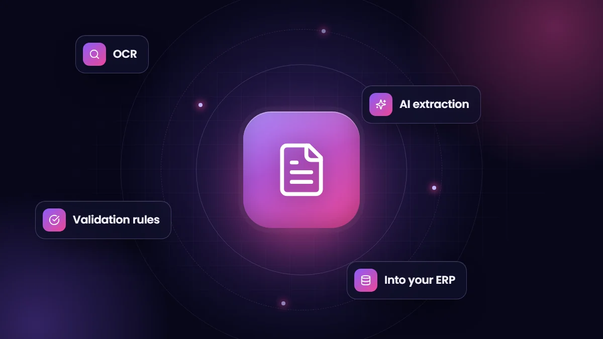 Illustration for AI Document Extraction: Automating Invoices, Forms and PDFs