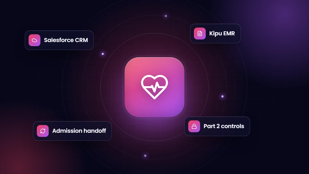 Kipu and Salesforce: Connecting Admissions CRM to Your Behavioral Health EMR