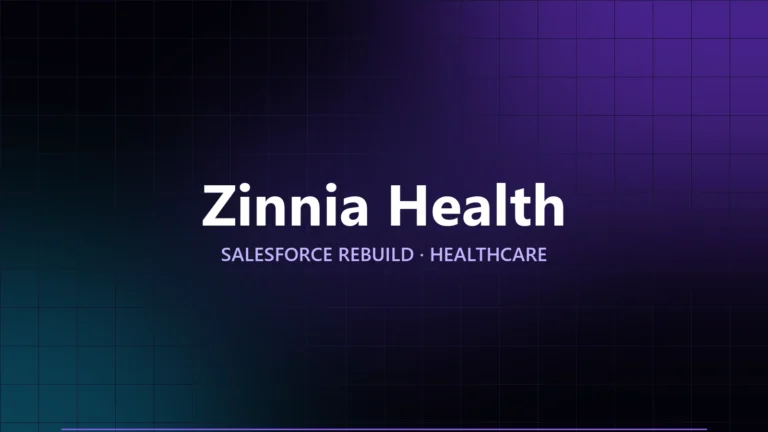 Zinnia Health Salesforce case study